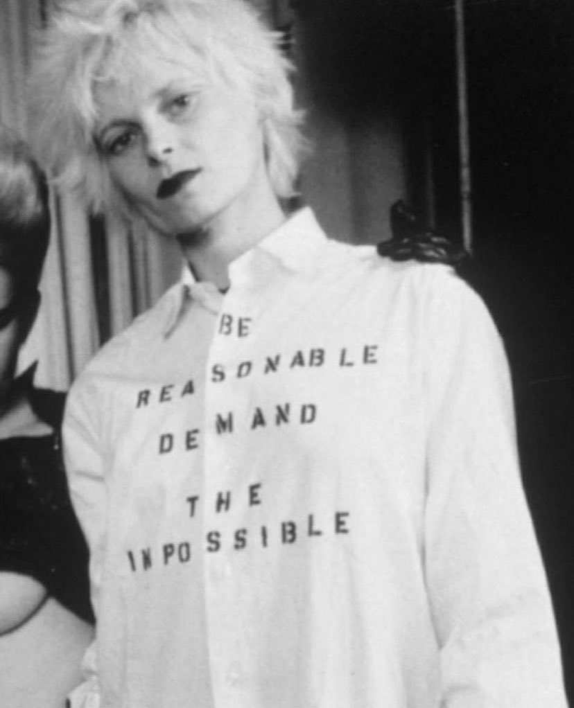 far_too_hard's tweet photo. Rest well dearest legend 🕊💔 #VivienneWestwood another idol  gone too soon https://t.co/64njjk3b7e