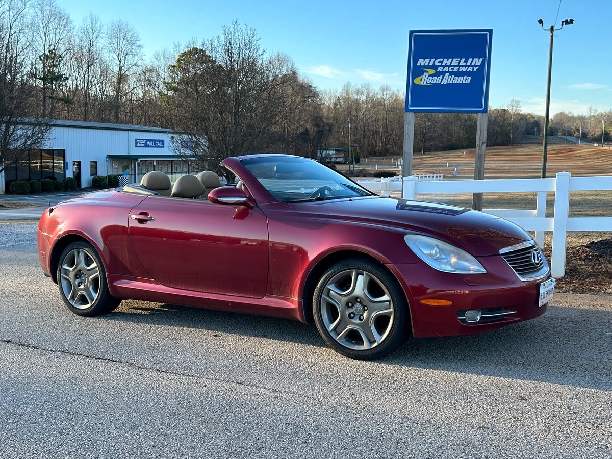 grantlovescars's tweet photo. I was 20 minutes away from Road Atlanta and driving the ‘07 SC430, I couldn’t help myself.  — Oh the things we do to survive the off-season boredom.  @Avants_Seattle 

Here’s to a safe and successful 2023 racing season, whatever sanctioning body you pray to! @IMSA @F1 @gtmasters https://t.co/bAHfnGilb9