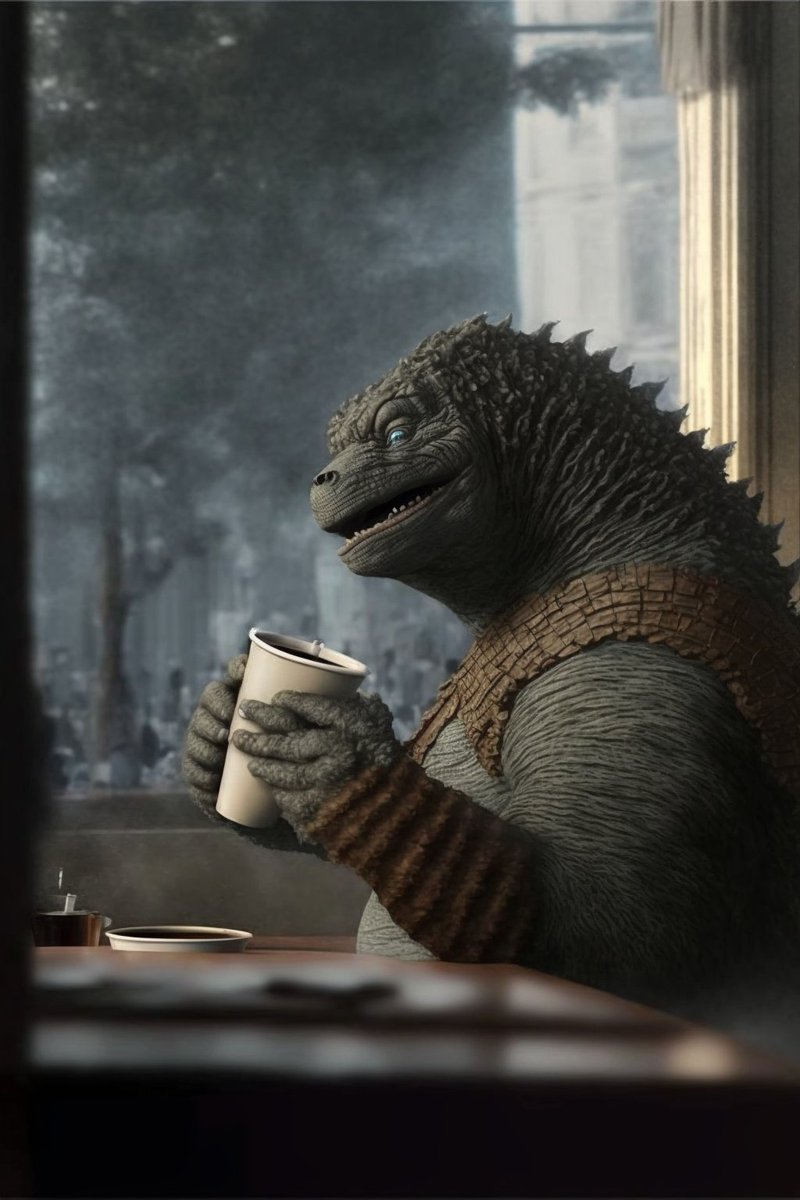 darkarts0x's tweet photo. @coffeebreak_YT Git him 'zilla!! https://t.co/8TZcPDzlxh