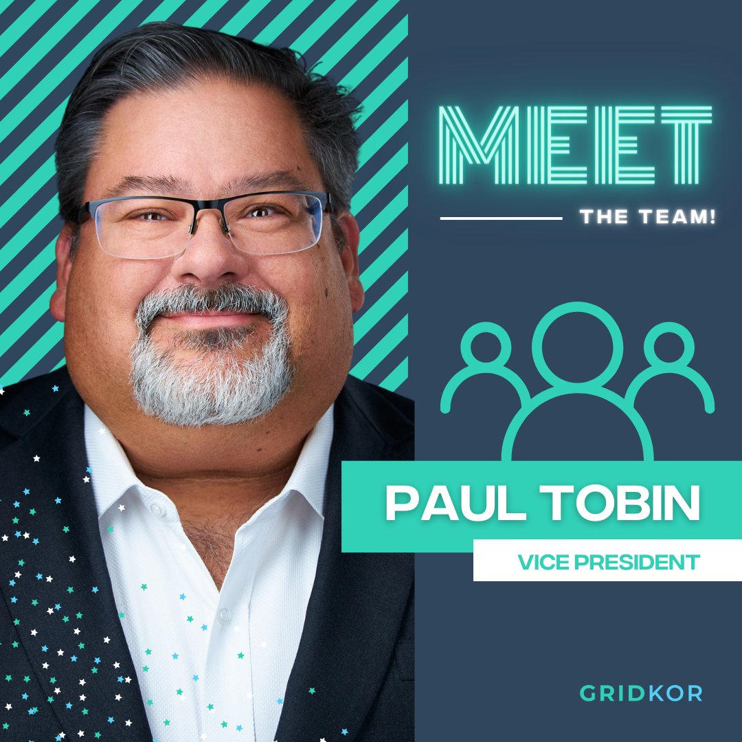 GridKor's tweet image. Meet co-founder and Vice President, Paul Tobin! 🌟

Read more about Paul&apos;s story and his role with GridKor here:
linkedin.com/feed/update/ur…