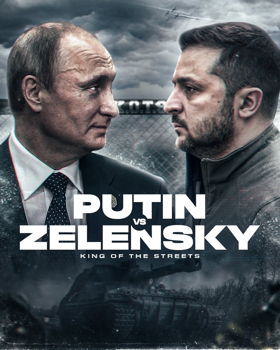 KOTSFightClub's tweet photo. Putin VS Zelenzky. #KINGOFTHESTREETS https://t.co/EtGmeWHJ7g