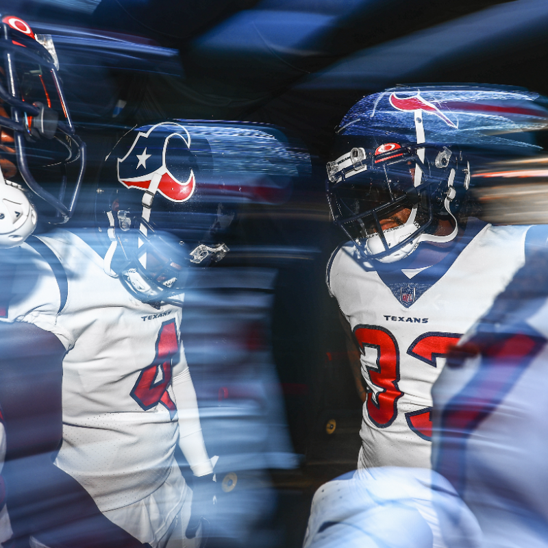 HoustonTexans's tweet photo. H-Town: 🗣 Update your uniforms 

Cal McNair:  ✍️