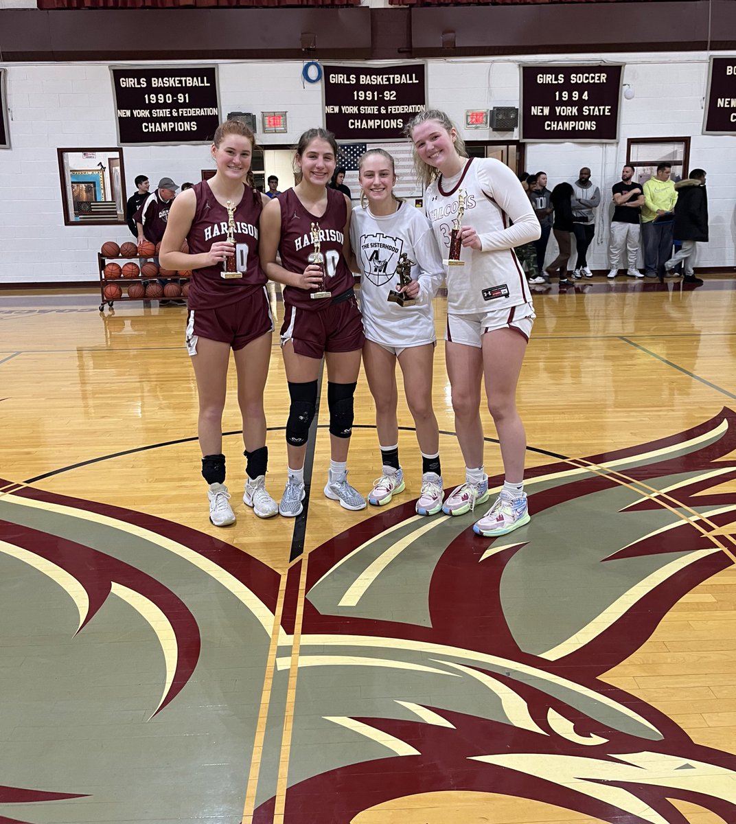 AMHSFalcons's tweet photo. FINAL: @AMHSLADYFALCONS, 57 - @htown_huskies, 42! The Lady Falcons win the Championship Game paced by Allie Falesto’s 20 PTS &amp; Julia Scott’s 19 PTS! @lohudsports

ALL TOURNAMENT TEAM:
Harrison- Stella Perini 
Harrison- Liv Fernandez
Albertus- Karly Fischer

MVP- Allie Falesto https://t.co/kRdFtJK57A