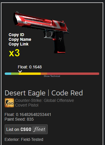 🎁GIVEAWAY 4/6 until New Year 🎁
---
Desert Eagle | Code Red

☑️Follow <a href="/SynchoCS/">Syncho</a> 
☑️Retweet this post
 ⏳Rolling in 24h

Good luck to you all 🙏🍀