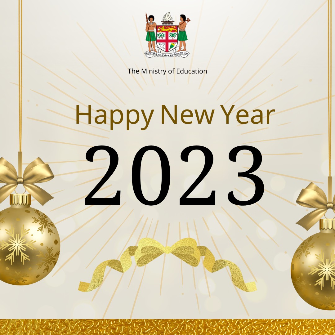 Happy New Year to all Fijians especially our precious young Fijians from the Ministry of Education. #Education #EducationForFijians #Fiji #TeamFiji