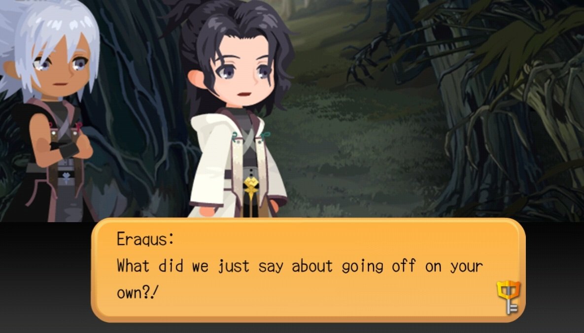 "What did we just say about going off on your own?!"

#KingdomHearts #KHDR #Eraqus