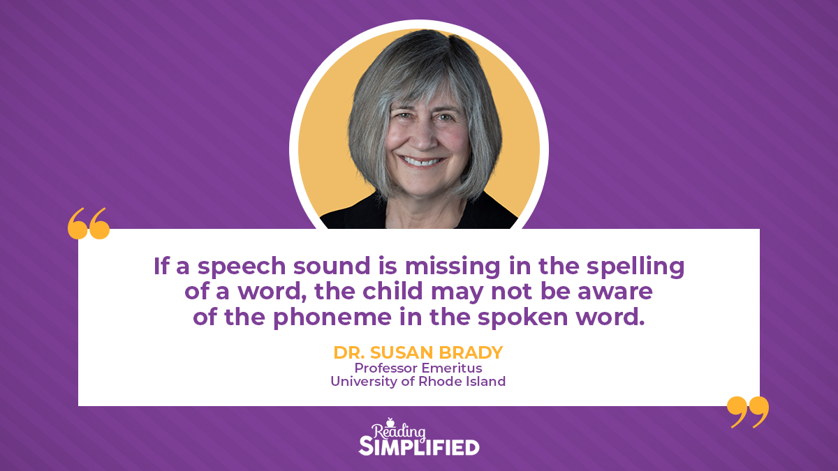 ReadSimplified's tweet image. A child may spell “bd” instead of“bed” or “sop” instead of “stop.”

These are indications that a child may not be aware of the speech sounds in words. 

To learn more, watch the full video at facebook.com/ReadingSimplif… 

#Readingsimplified #Scienceofreading