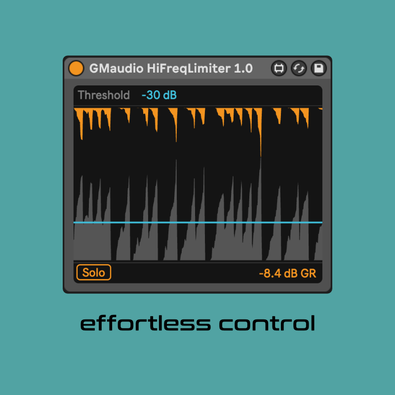 groovmekanik's tweet photo. New Max For Live device! Control sibilance and tame harshness without sacrificing punch or clarity using GMaudio HiFreqLimiter. https://t.co/Ek2sl468SD
#gmaudio #fixationstudios #mixing #mastering #cycling74 #abletonlive #maxforlive #maxmsp #gmahfl https://t.co/nLUijHfAbp