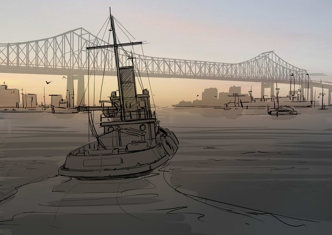 「scenery warship」 illustration images(Latest)