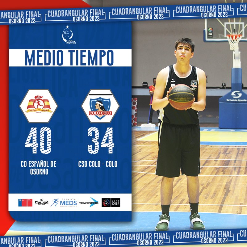 Temporada 2022 🔴🔵

Resultado medio tiempo

@espanoldeosorno vs. @csydcolocolo 

#spaldingchile | @indchile | @mindepchile | @chilefeba | #poweradecl | #clinicameds