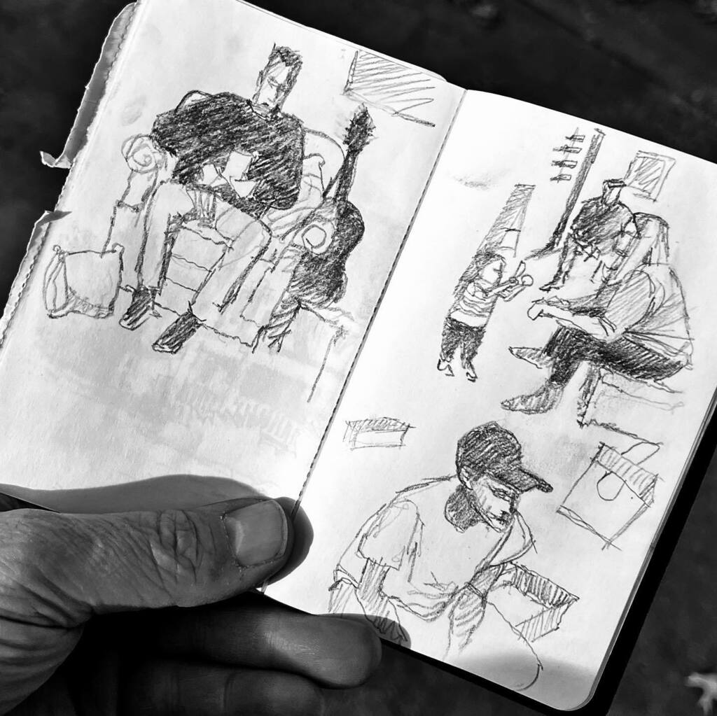alexzorch's tweet photo. Sketching family gathering for Christmas. #sketchbook #sketchingdaily #urbansketching #usk #urbansketchers #pencil #graphite #people #christmas #family #familygathering #christmaspresents #openpresents #sketchingpeople #blackwingpencil #moleskin #tinyske… https://t.co/Vi2UnNSbvH https://t.co/7j7VkQQTFx