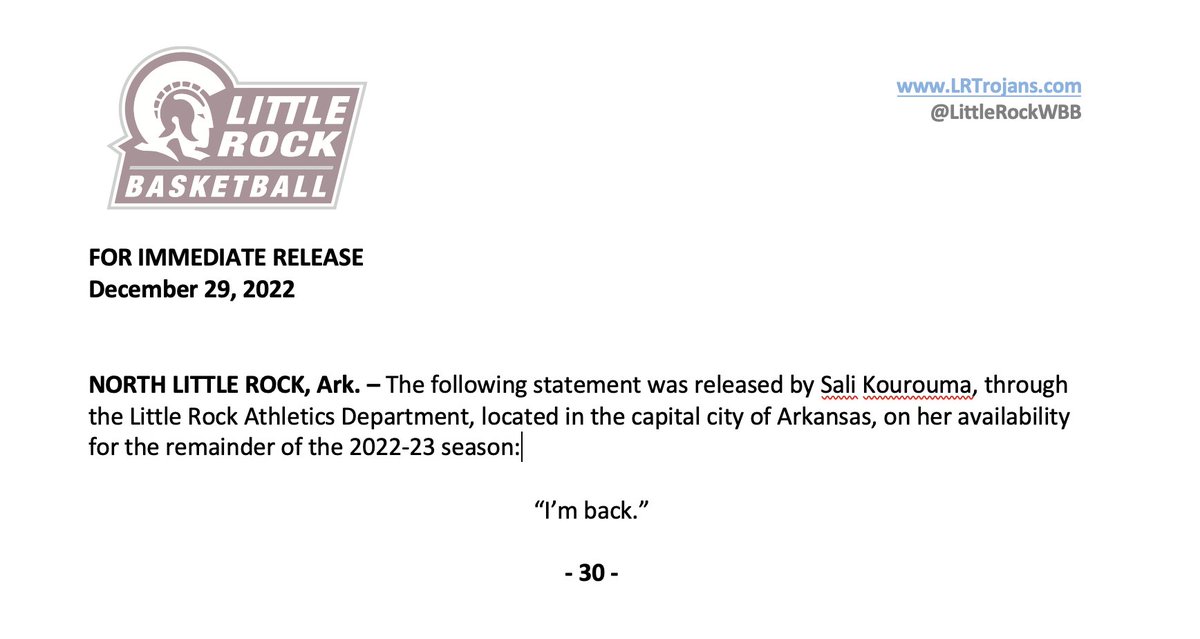 STATEMENT RELEASED by @salimatoukouro1:  

📻 bit.ly/3bRIZTV
📊 bit.ly/3G0TUJF

#LittleRocksTeam ⚔️ | #OVCit