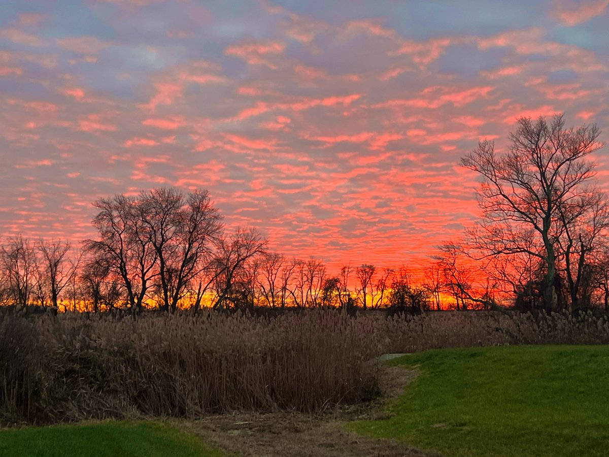 One of the final sunsets of 2022 was well worth the wait…