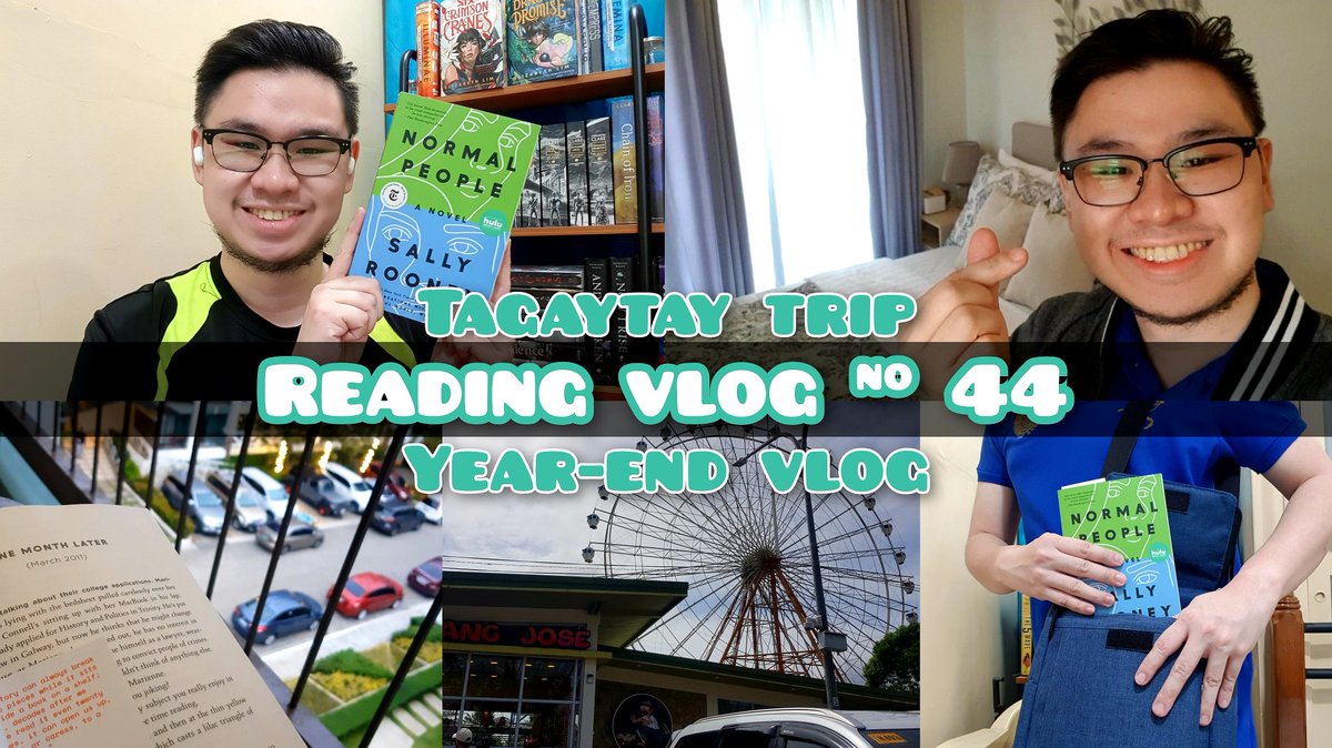 raythereader's tweet image. 🌟NEW VIDEO🌟
📚 Reading Vlog # 44 📚
✏ Year-end vlog. ❤
✏ Tagaytay trip | Normal People
✏ Advance Happy New Year to everyone! 😉
📍 RT's always appreciate
youtu.be/lZenniPynKw