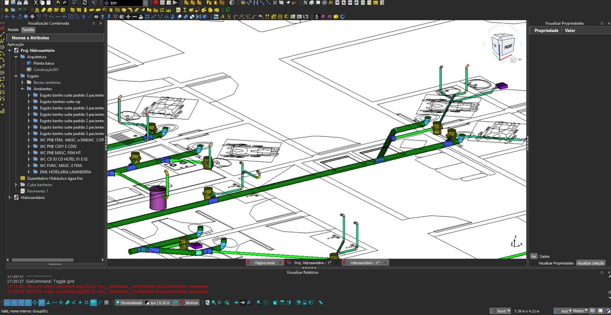 EngMaykow's tweet image. Ferramentas para dimensionamento de sistemas prediais de esgoto sanitário sendo desenvolvida para o @FreeCADNews #FreeCADFriday