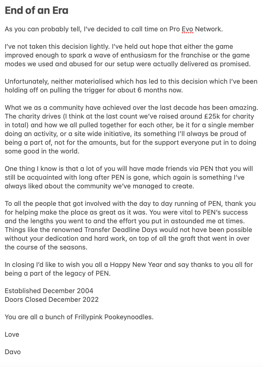 Pro Evo Network tweet media