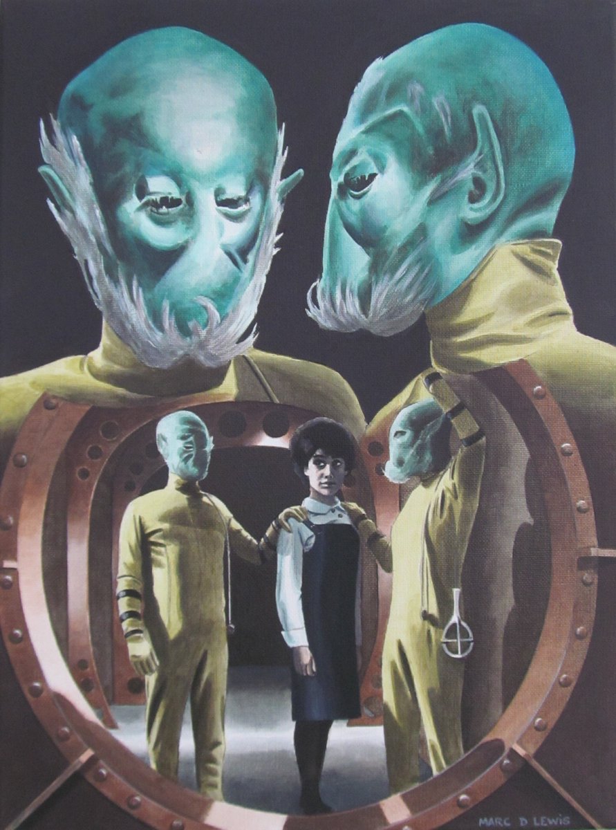 MarcDLewisArt's tweet photo. Canvas commission from a few years back, love this story! ๐
#DoctorWho #TheSensorites #canvas #Commission #art https://t.co/3Hab2GW97u