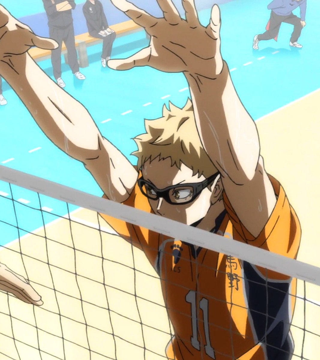 HQDailyPosts's tweet photo. Karasuno's middle blockers 🧡🖤 https://t.co/EfFZWLzYLz