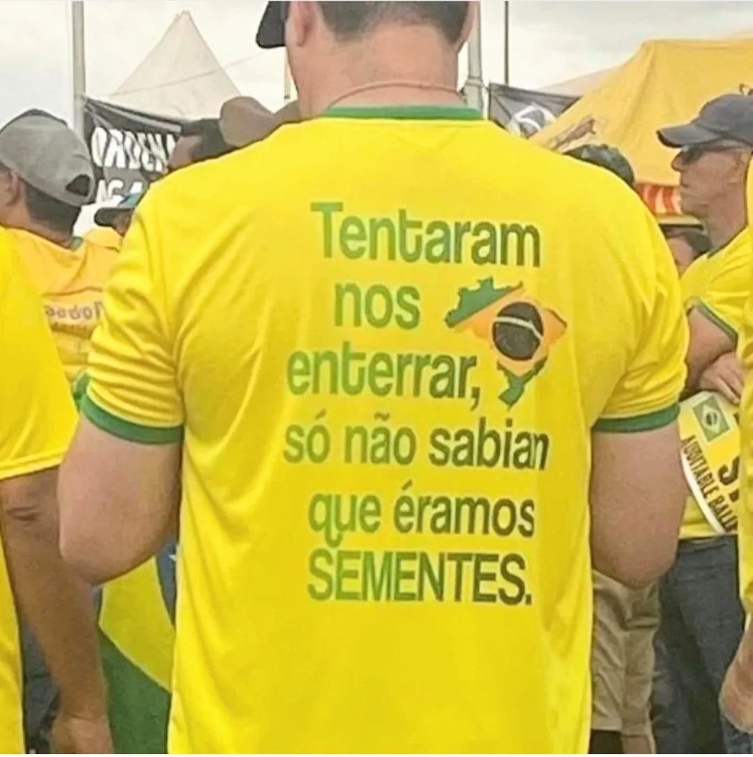 BabiV82's tweet photo. “They tried to bury us, just didn’t know we were seeds” #BrazilianSpring. #BrazilWasStolen #JailForSTF #NoToCommunism https://t.co/CdSfbikhlA