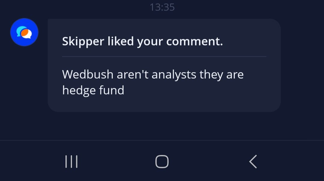 Christalball93's tweet photo. Wow! I posted earlier on WeBull how Wedbush are a Hedge Fund Group (fact), and the post was removed!!! #AMC #shortanddistort #WeBullShit #collusion #WallStCorruption #WallStCollusion #christalballexposures https://t.co/CPQMmSBey4