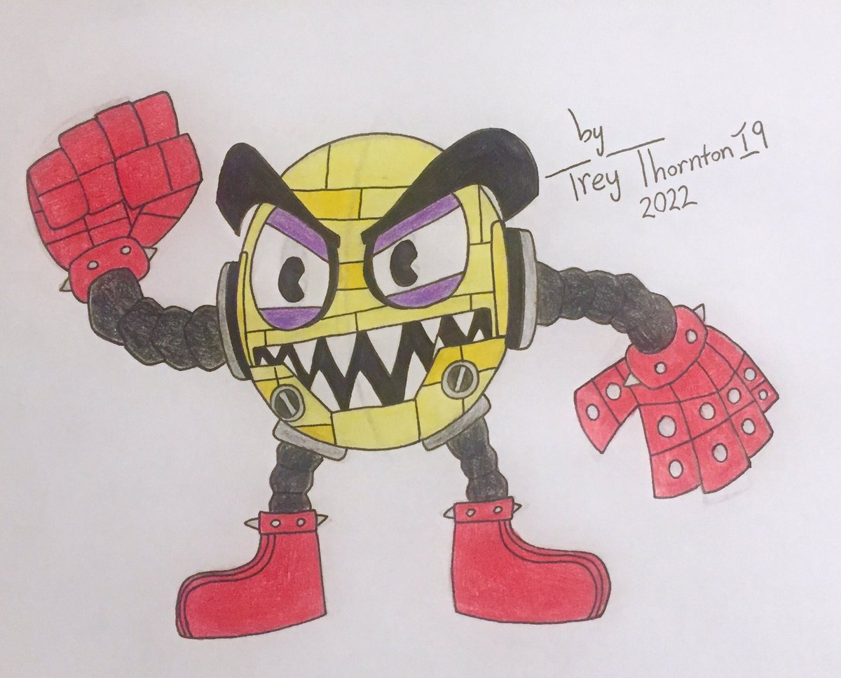 artisttreyIII's tweet photo. Toc-Man
#pacman #pacmanworldrepac #tocman #namco #art #artist #artists #pacmanworld https://t.co/S1iepRJRE1