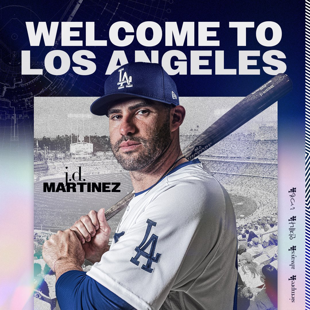 Welcome to Los Angeles, <a href="/JDMartinez28/">J.D. Martinez</a>!