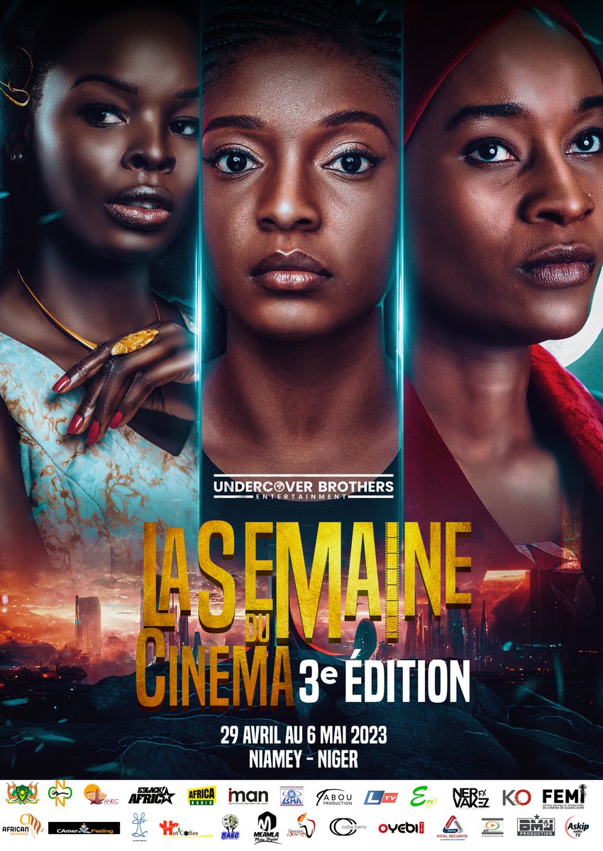 lasemaineducine's tweet photo. 🔥🔥 🔥ANNONCE🔥🔥🔥
À l'occasion de la 3e édition, Niamey sera de nouveau la capitale du cinéma africain. Rendez-vous du 29 avril au 6 mai 2023 au Niger.

#Tousalasemaineducinema #Undercoverbrothersent #Niamey #Niger #Festival #Television #cinema #Onauneindustrieaconstruire https://t.co/W2dkInHbcJ
