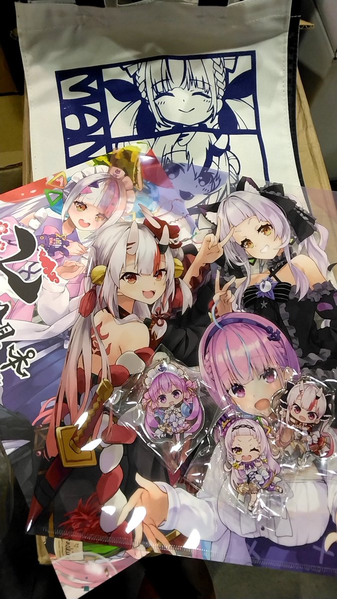 湊あくあ ,紫咲シオン ,百鬼あやめ 「かわいいーーー!!! 」|こんきとのイラスト