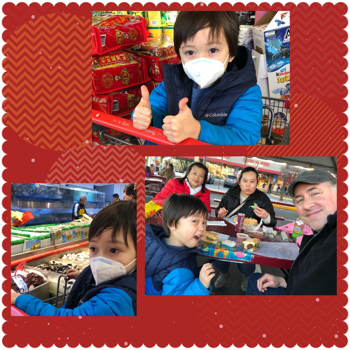 DCMichaelA's tweet photo. Little man believes the Asian supermarket is a magical place. He isn’t wrong. Great afternoon at #EdenCenter https://t.co/gUcY3l5CFD