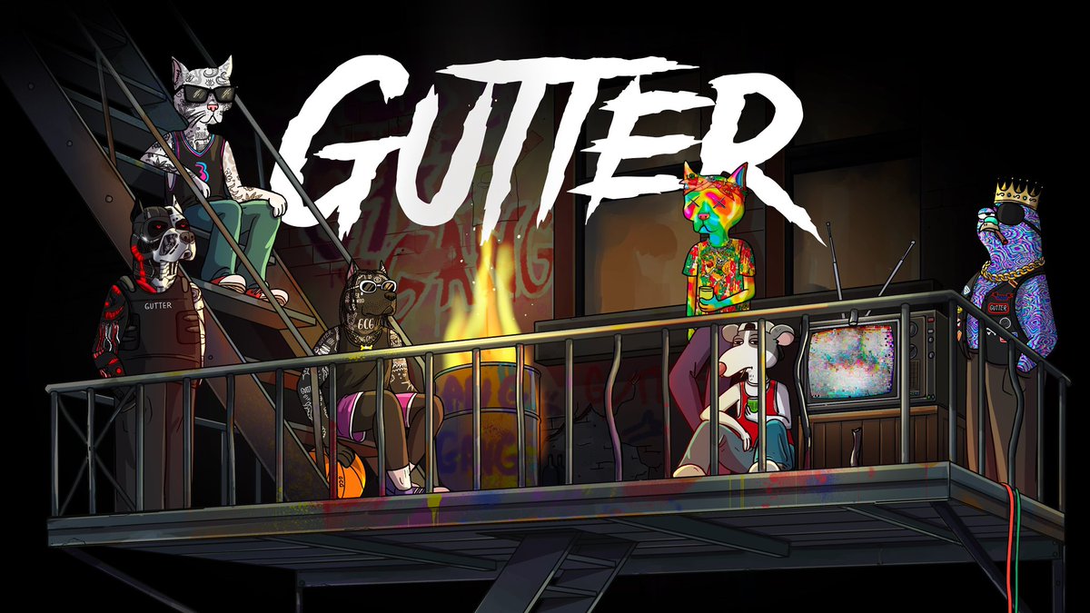 GutterCatGang's tweet image. Gang Gang, the beta launch of our new online hub is now live.

This platform serves as the foundational infrastructure for us to continually build upon gamifying and rewarding the collector experience within the Gutter ecosystem.

Check it out: guttercatgang.com