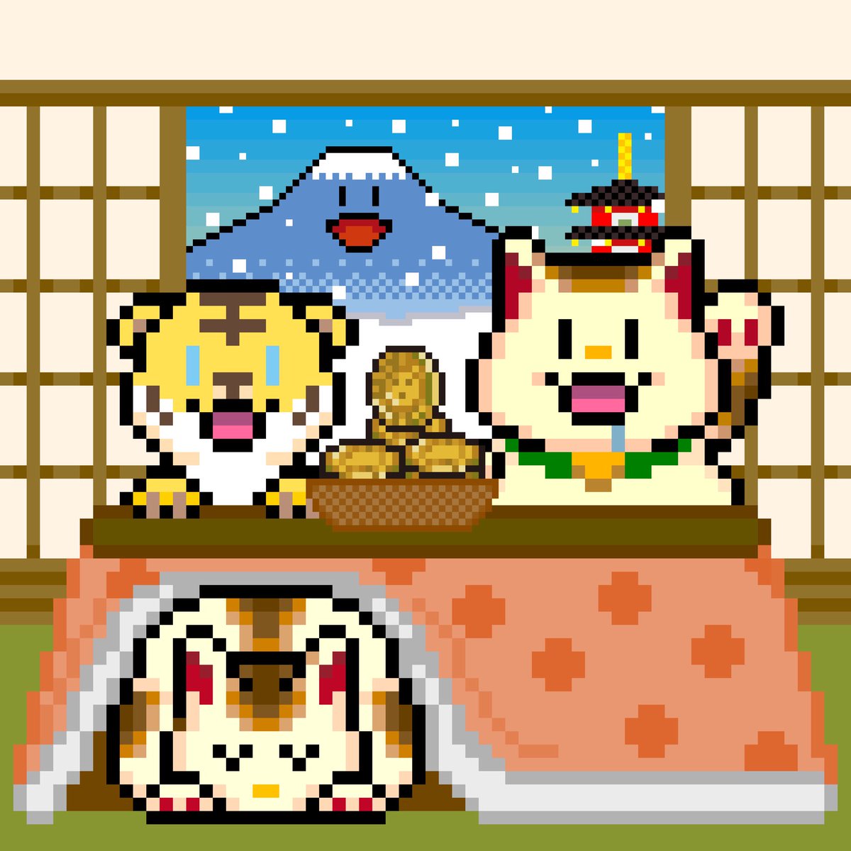 MFTMKKUS's tweet photo. Let me explain this picture.
why tiger? The meaning is because 2022 was the Chinese zodiac year of the tiger. So it means to say goodbye to the year of the tiger.
After the new year arrives, this game will come to an end! 
https://t.co/yGCUvqZMIk https://t.co/3tQAj95PrF