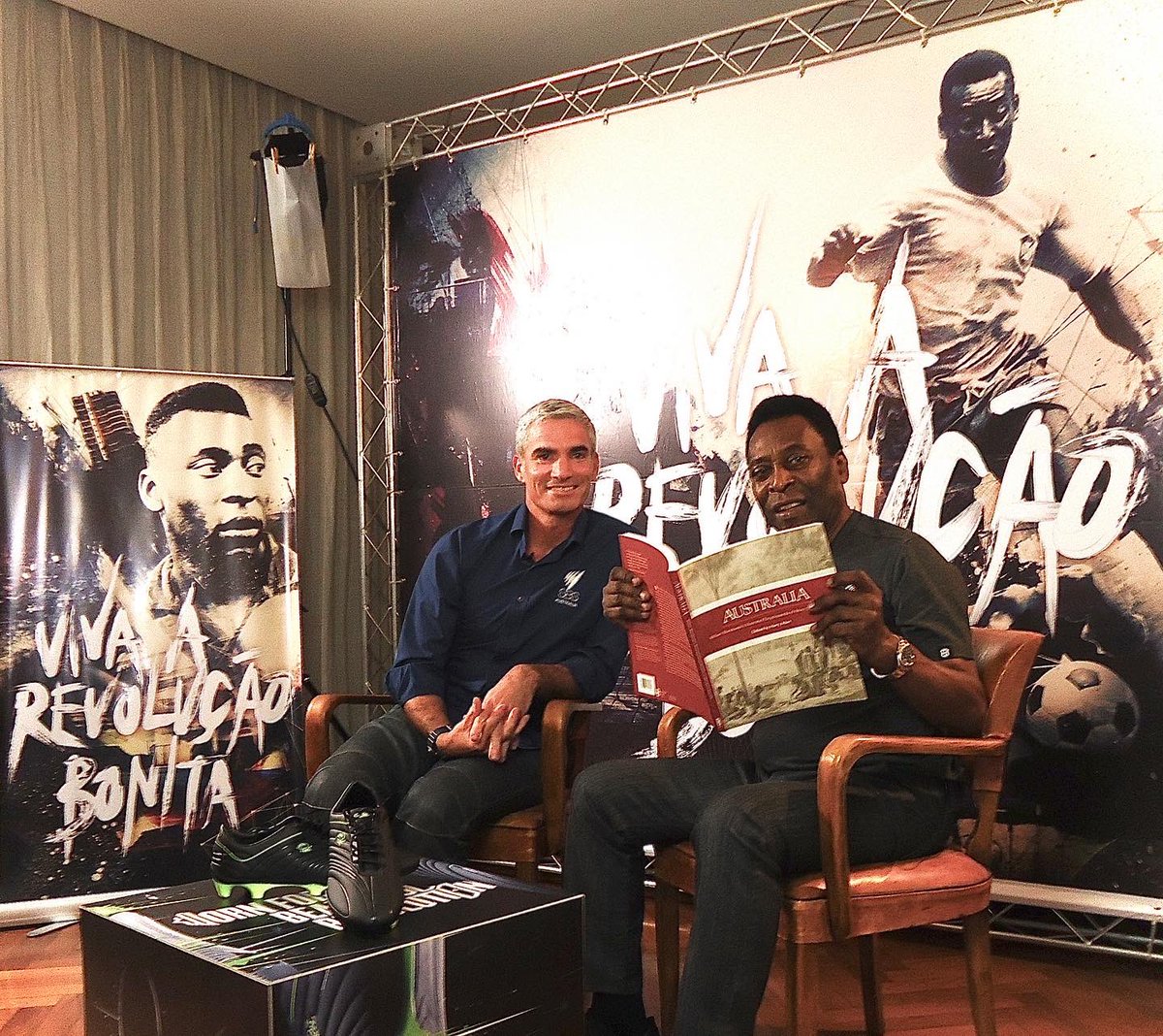 Craig_Foster's tweet photo. Presenting William Blandowski etchings, 1857 of Aboriginal kids juggling to @Pele 

'A group of children is playing with a ball.. It is not thrown or hit with a bat, but is kicked up in the air with a foot. The aim of the game – never let the ball touch the ground.'

RIP #Pele https://t.co/3mgAXkpQn9