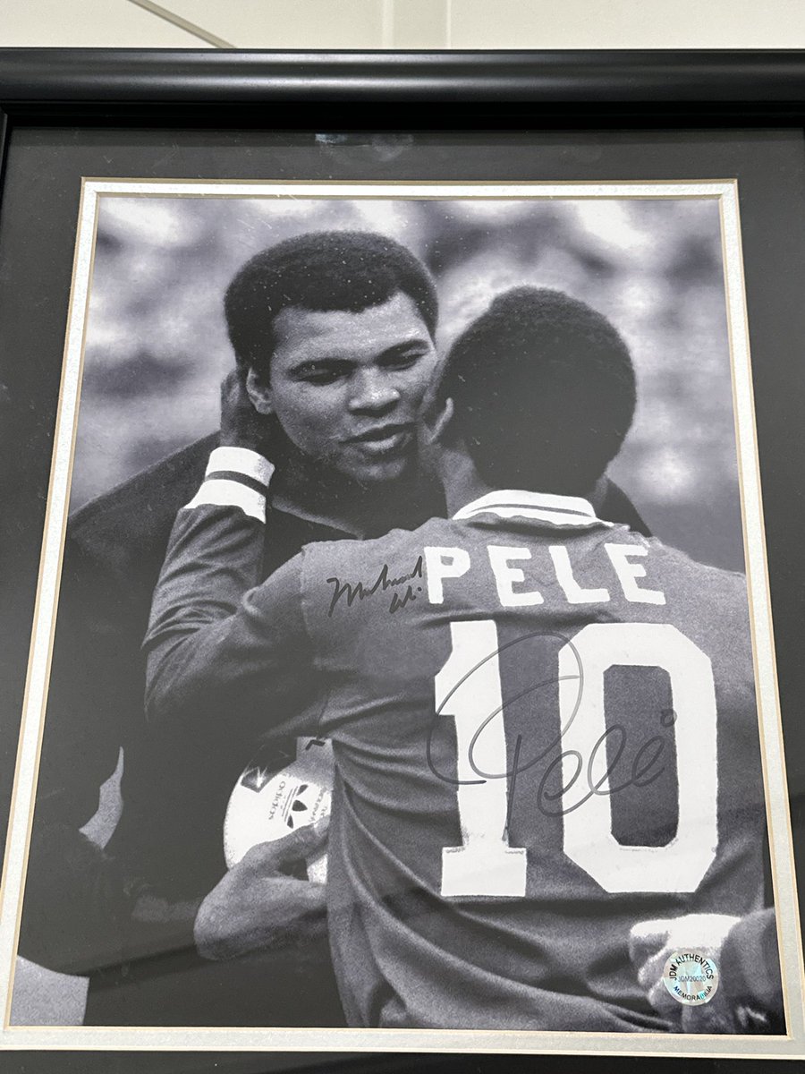 GOAT only encompasses these two men. Tiger, Michael, Brady, Diego, Messi thanks for what you have done for your sport. These two were the greatest in the world of sport! I was blessed to see them together on this day when Ali proclaimed the KING the Greatest!