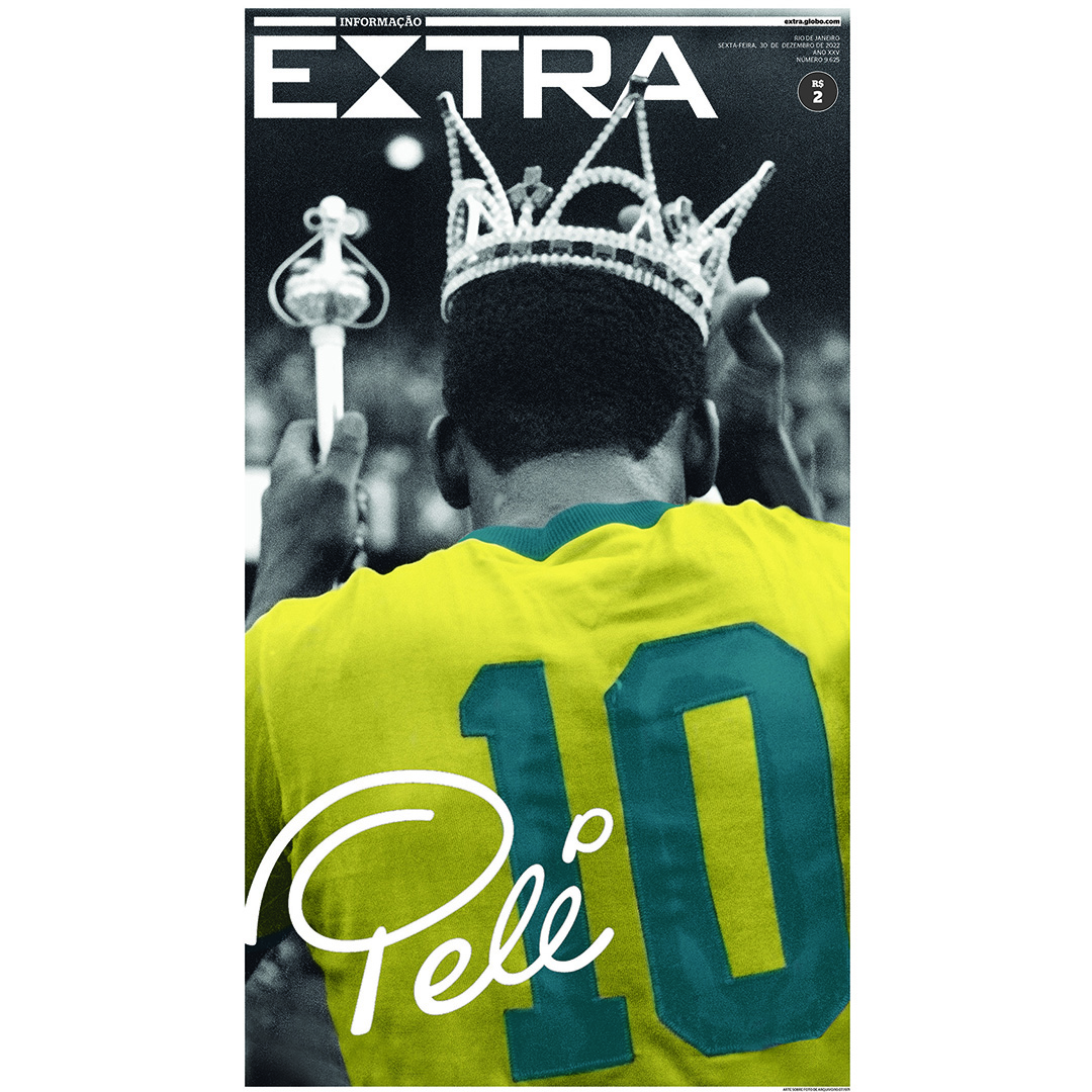 Sua majestade no Jornal Extra #Pele #PeleEterno