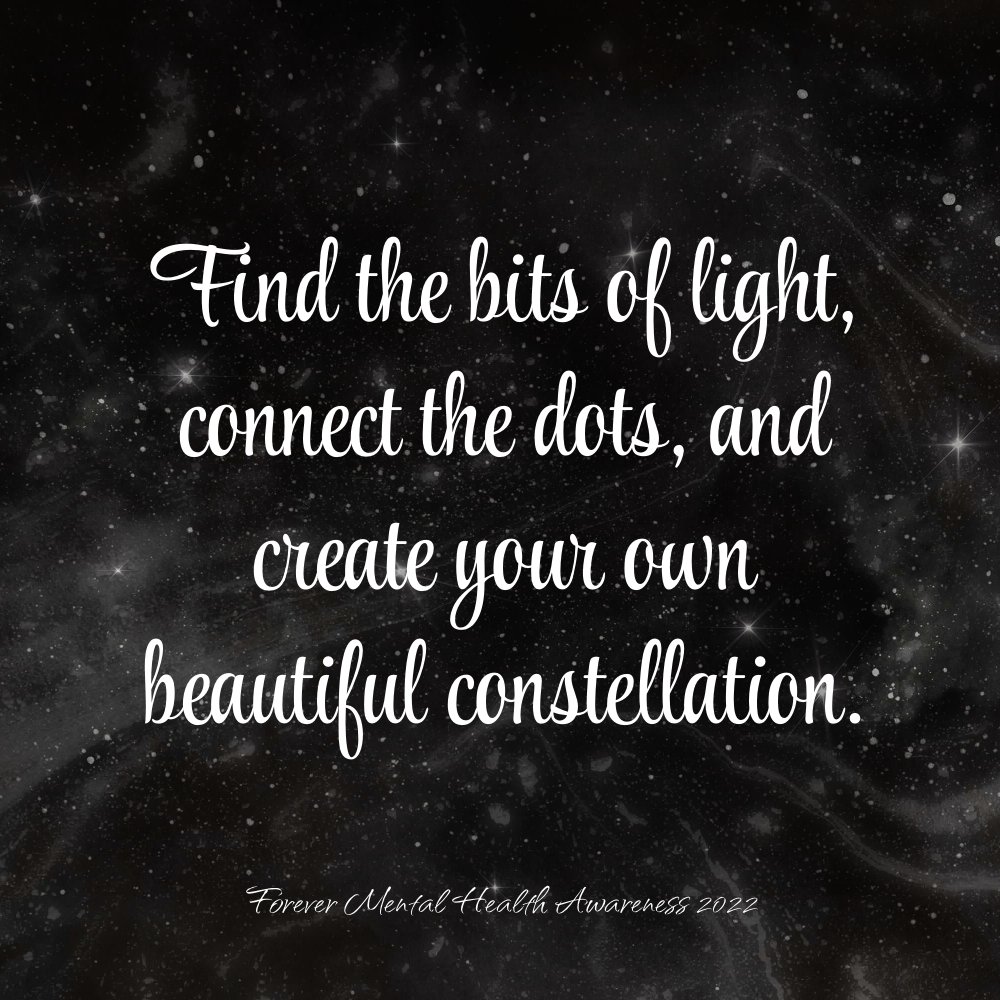foreverhealing5's tweet photo. #mentalhealth #MentalHealthMatters #MentalHealthAwareness #mentalhealthsupport #selfcare #beyourbestyou #nevergiveuponyou #believe #nostress #nostigma #togetherwecan #togetherwestand #forevermentalhealthawareness #createyourownconstellation #findlight #belight https://t.co/epwLYfCmNB