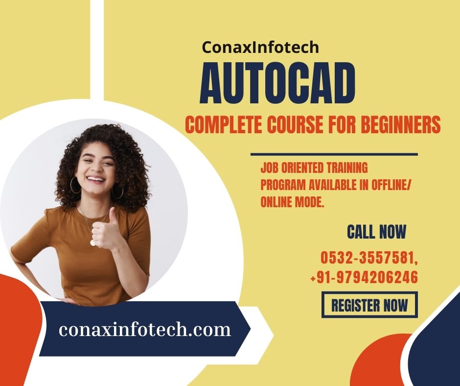 Autocad Training in Allahabad
Best short-term courses which are in Demand Online/Offline Group Classes Start Now.
bit.ly/3G3hO7A
#Autocad #training #mechanical #civil #student #offline #coaching #conaxinfotech #allahabad