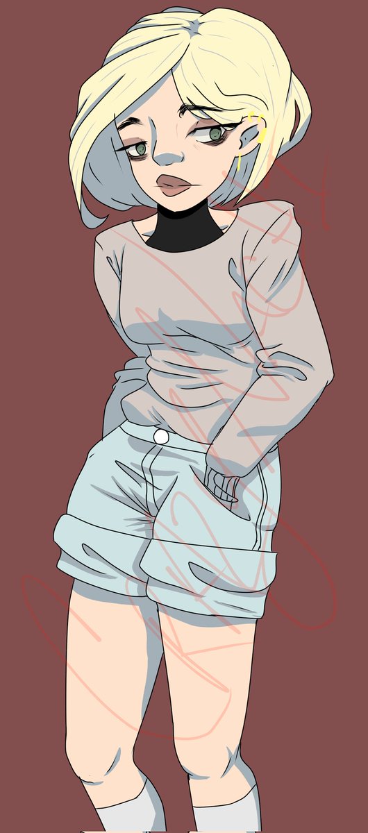 Crazynachii's tweet photo. It's been a rough week so here's an actual drawing. 
#digitalart #ArtistOnTwitter #original #crazynachi https://t.co/3SCUuaw6y0