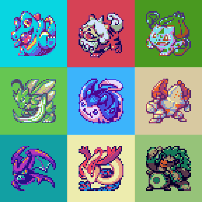 ポケモンドット絵のtwitterイラスト検索結果