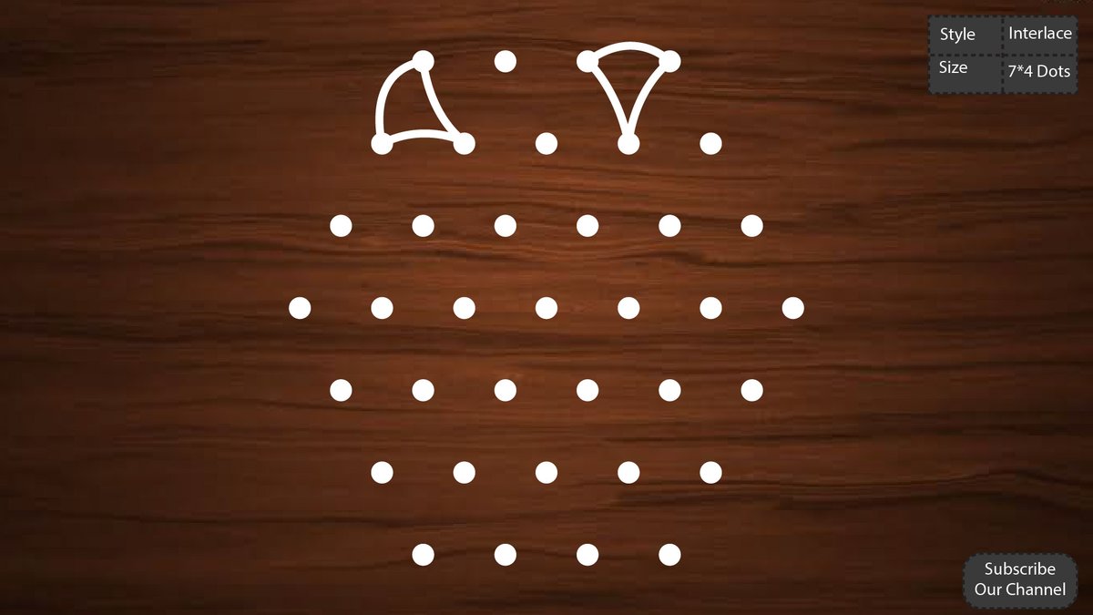 Simple Daily Special Kolam Dots | kambikolam | Muggulu | sikkukolam | Me... youtu.be/I3QviTLp53M