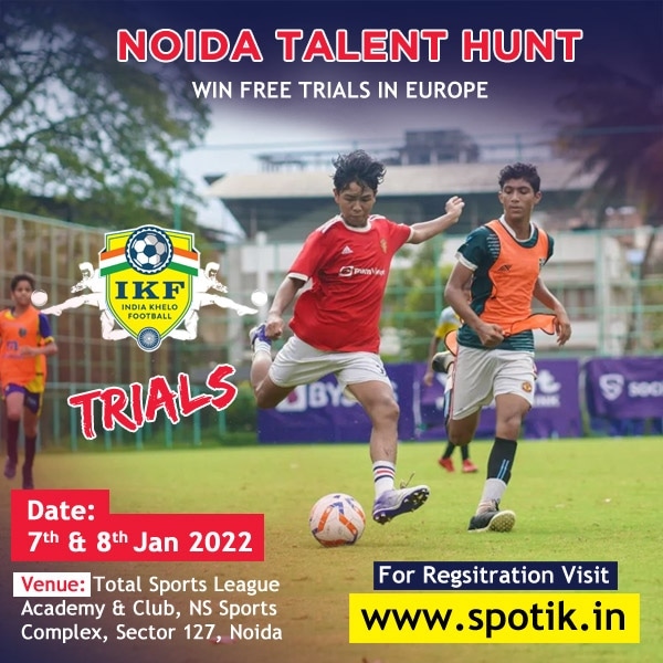 SpotikIndia's tweet photo. Football Talent Hunt in #Noida 
For registration visit https://t.co/uPjlmQQZ3J

#Pele #Messi #Ronaldo #football #kheloindia #india #sports #RIPPele https://t.co/9ANa7Q3y80