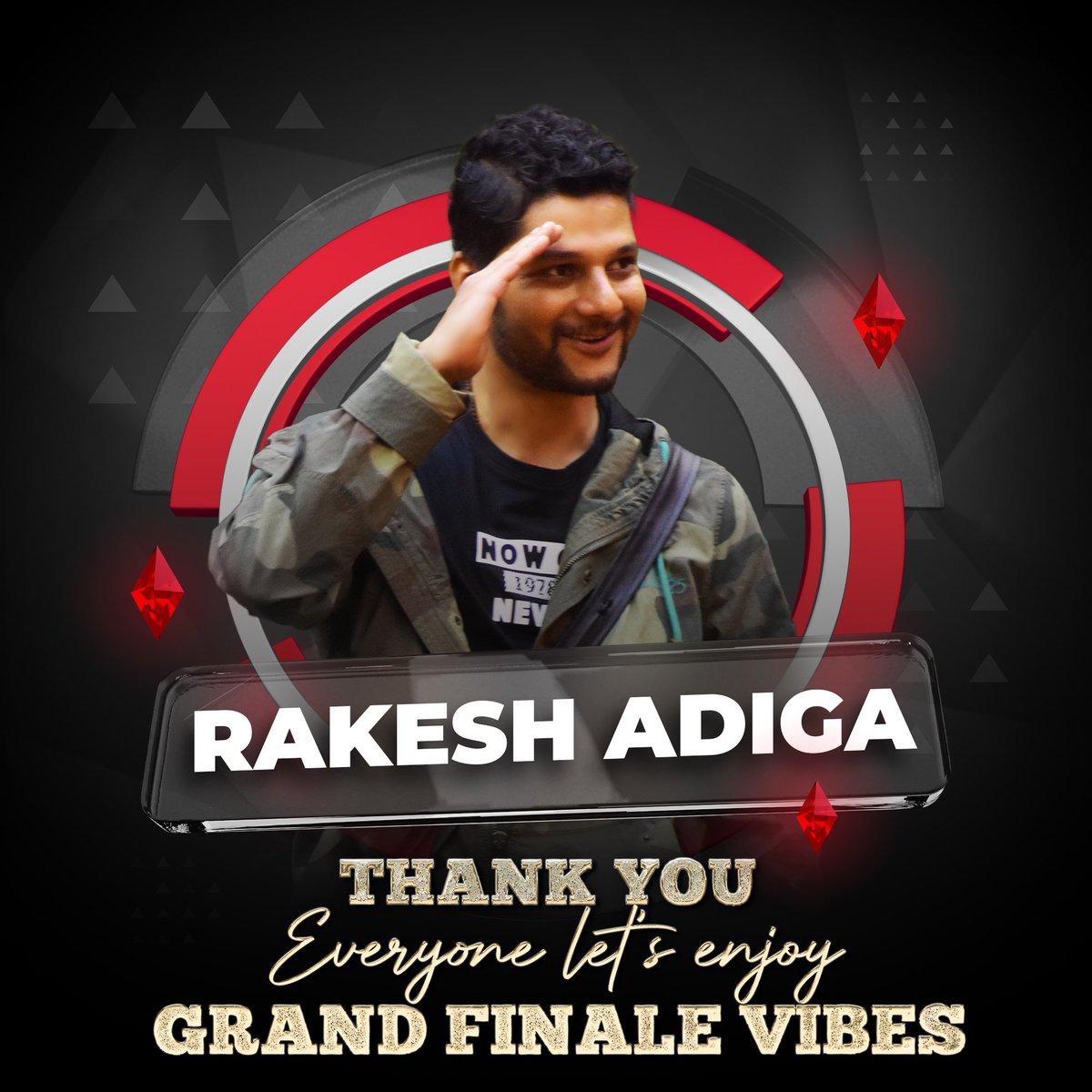 RakeshAdiga_off's tweet photo. Hello #RakeshTribe...
TQ u to each &amp; every who constantly supported raki,
voted for Rakiii, voting lines r closed,let's wait for result &amp; let's all pray n hope for the best, may the best win n that best 1 should b rakii,

#BBK9 #RakeshAdiga #BiggBossKannada #BBK9GrandFinale https://t.co/U5i2y0vMn0