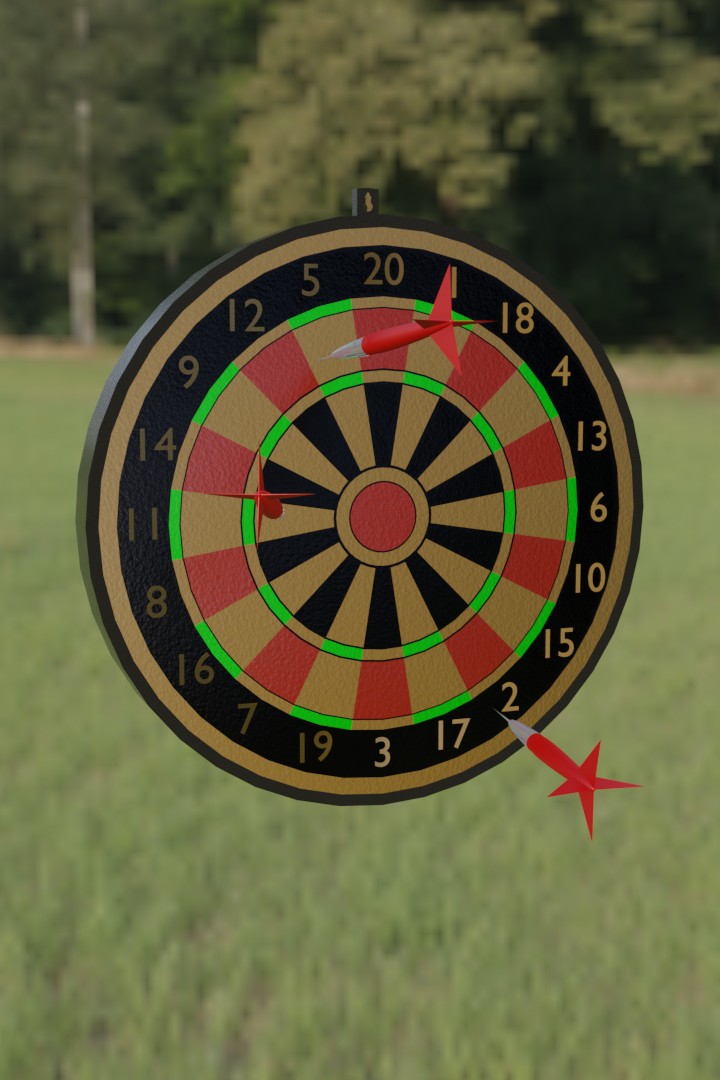 BlenderIndiaIn's tweet photo. #Dartboard made with #Blender3d 

#BlenderEevee  #blender #blenderart  #3dmodeling  #indoorsports https://t.co/ITphbTcZv1