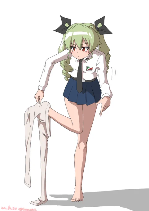 タイツを脱ぐところ 