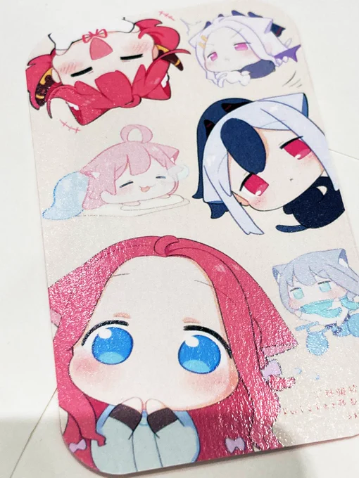 うろで先生の名刺かわいいー! 