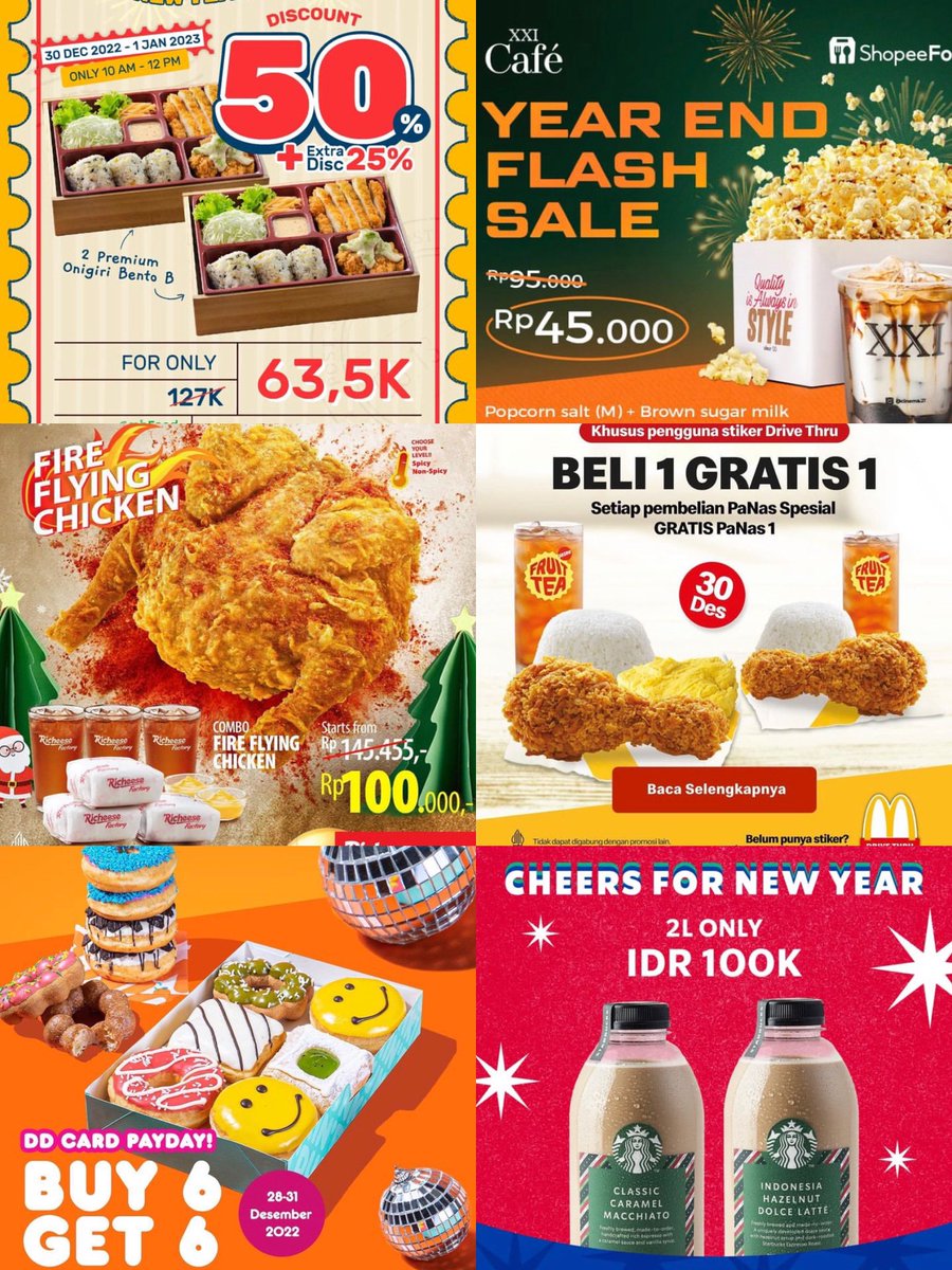 Racunkudishopee's tweet photo. DISKON MAKANAN &amp; MINUMAN BUY 1 GET 1 PROMO TAHUN BARU 1.1

A thread https://t.co/lUvs9qg86Q
