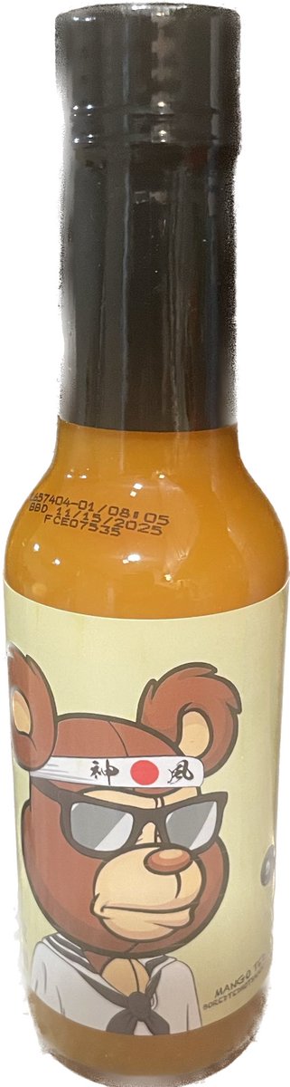 BoredTedHS's tweet photo. 🔥 Bored Ted Hot Sauce 🔥

🚨 Available now to ship anywhere worldwide!

🥭 Try our 1/1 Mango Ted Habanero!!

🌮 Freshest Ingredients
🫔 Yummy on EVERYTHING!
🌯 #web3 Inspired

🏷️ $15 + Shipping 
🧸 @BoredTedYC holders: $10 + Shipping 

#BTYC #NFTCommunity #nftcollector https://t.co/xLbocaP2D9