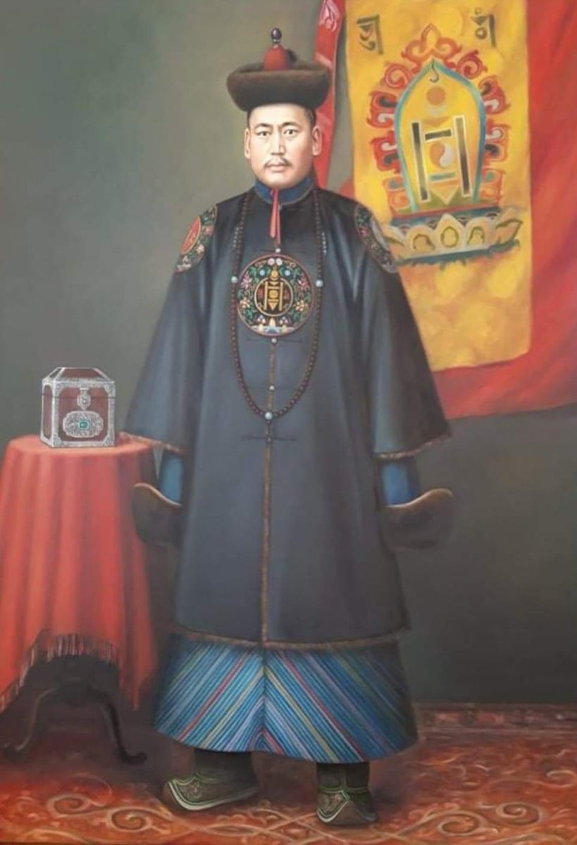 Богд хаант Монгол улсын Шүүн Таслах Хэргийг Бүгд Захиран Шийтгэх Яамны тэргүүн сайд Эрдэнэ жонон ван Мижиддоржийн Намсрайн хөрөг. Nasantsengel Bayanjargal-н бүтээл.