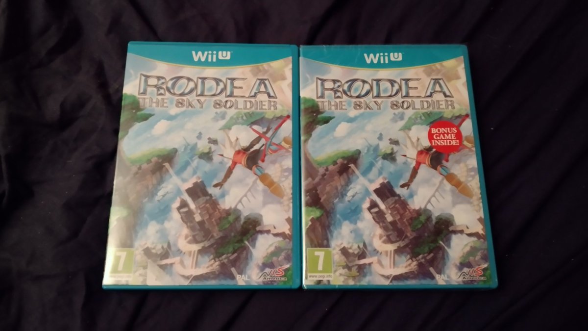 kerr9000_blog's tweet photo. Wanted this game for awhile but was being tight , in the end got this bundle an open copy and a sealed copy for £35 to add to the collection #nintendo #wiiu #rodea https://t.co/iGzKShq02W