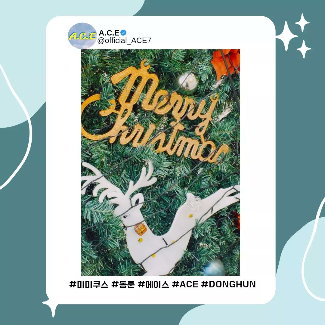 ACE_Pty7's tweet photo. [INSTAGRAM / 2022.12.24]

[TRAD]
[#ACE_DONGHUN] 

Esta es la época navideña 🎄
Feliz Navidad choice

- - -
Cr. @official_ACE7
#ACE #에이스 #준 #동훈 #와우 #김병관 #찬 #JUN #DONGHUN #WOW #KIMBYEONGKWAN #CHAN #ACEPANAMÁ https://t.co/yhFjAWdBES