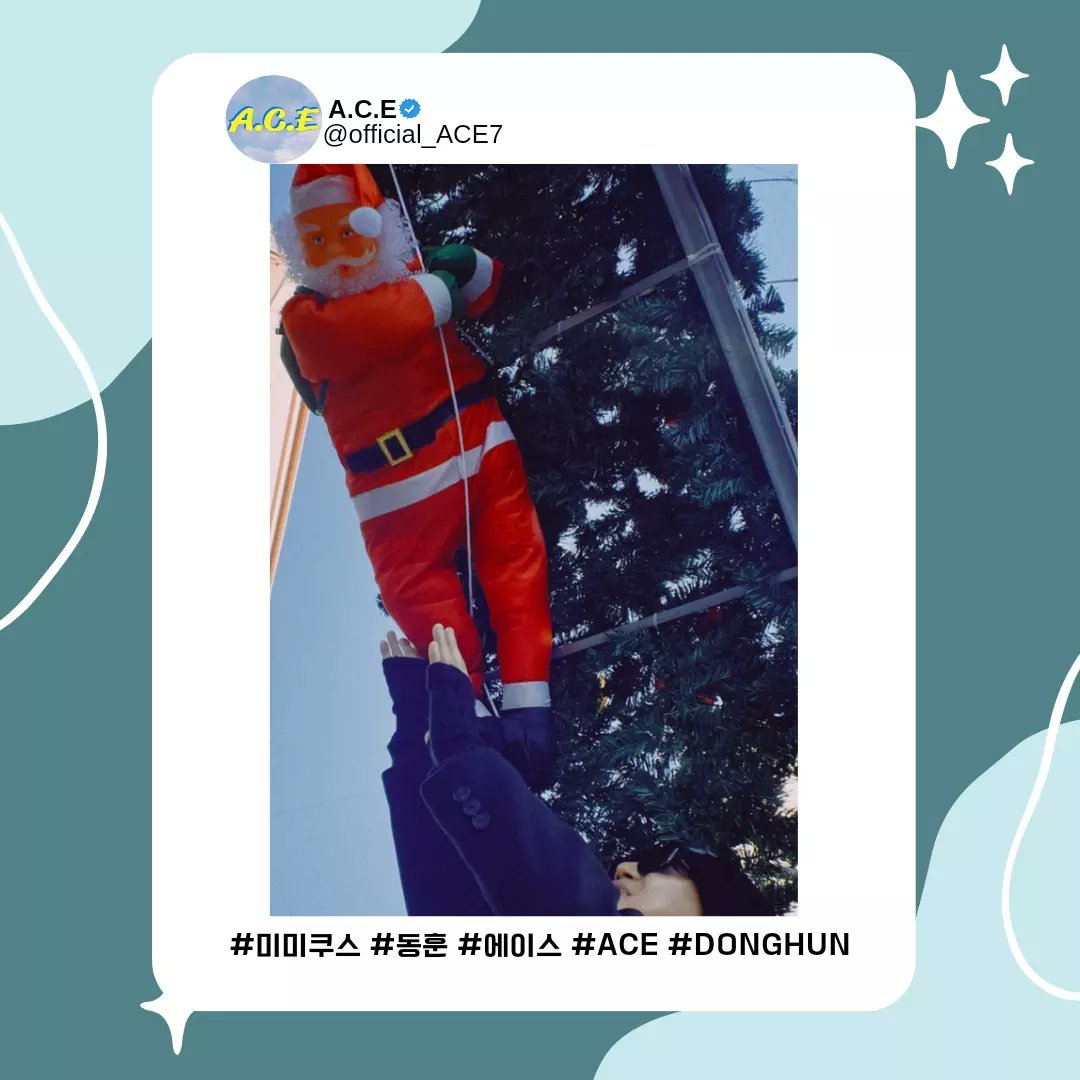 ACE_Pty7's tweet photo. [INSTAGRAM / 2022.12.24]

[TRAD]
[#ACE_DONGHUN] 

Esta es la época navideña 🎄
Feliz Navidad choice

- - -
Cr. @official_ACE7
#ACE #에이스 #준 #동훈 #와우 #김병관 #찬 #JUN #DONGHUN #WOW #KIMBYEONGKWAN #CHAN #ACEPANAMÁ https://t.co/yhFjAWdBES